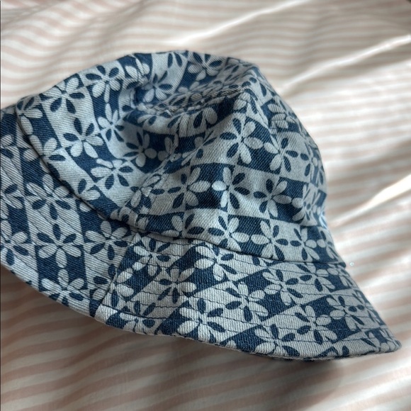 Zara Kids Blue Floral Hippie Hat size 2-4 year - Picture 5 of 5